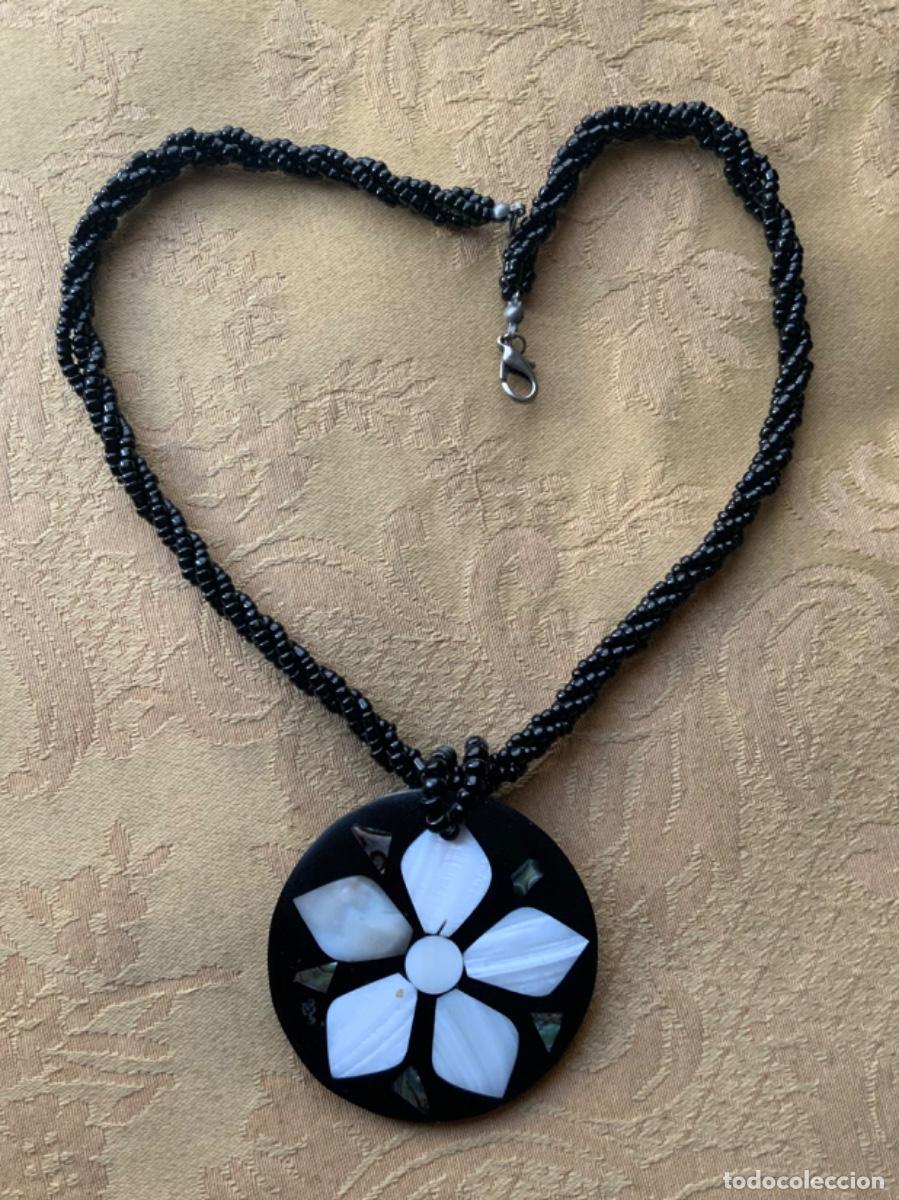Schmuck: COLLAR GARGANTILLA ABALORIOS Y N&Aacute;CAR