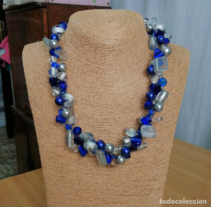Joyeria: COLLAR CORTO DE CRISTAL AZUL. - Foto 10