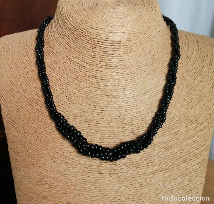 Joyeria: COLLAR DE CUENTAS NEGRAS DE CRISTAL. - Foto 7