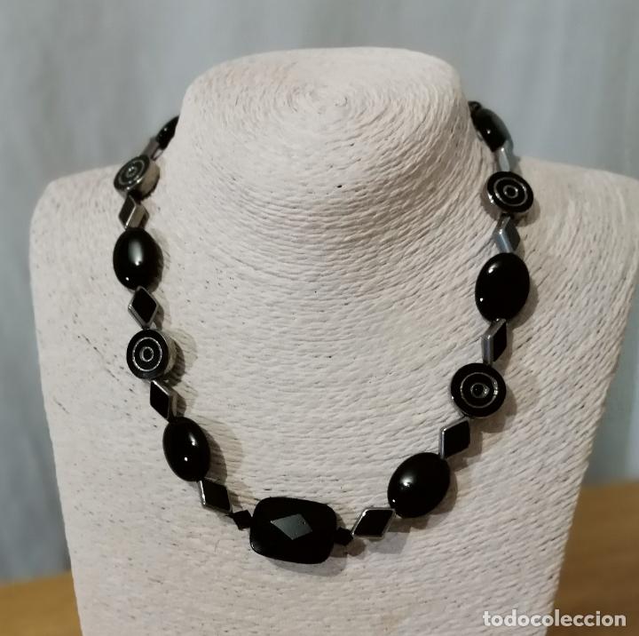 Joyeria: COLLAR CON CUENTAS DE CRISTAL NEGRAS. - Foto 7
