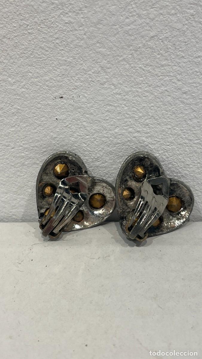 Joyeria: PENDIENTES DE CORAZON CON BRILLOS - Foto 2
