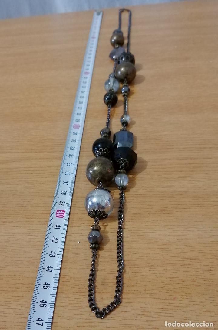 Joyeria: COLLAR LARGO, CADENA CON GRANDES CUENTAS. - Foto 4