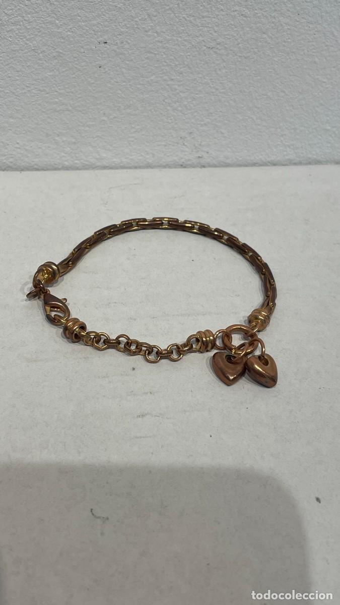 Joyeria: PULSERA COBRE CON DIJES DE CORAZON - Foto 1