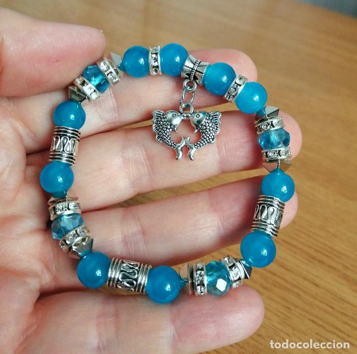 Joyeria: PULSERA, CUENTAS AZULES DE CRISTAL. - Foto 3