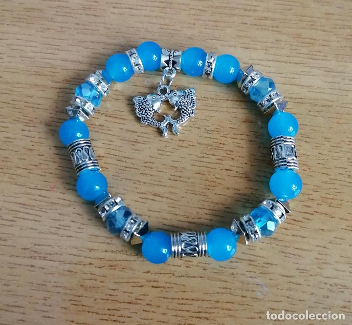 Joyeria: PULSERA, CUENTAS AZULES DE CRISTAL. - Foto 1