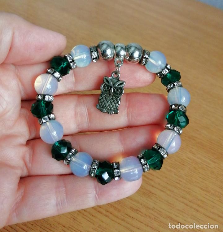 Joyeria: PULSERA DE CUENTAS DE CRISTAL Y METAL. - Foto 2