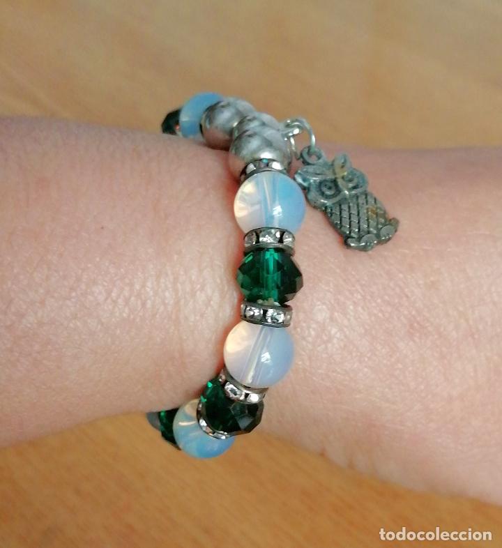 Joyeria: PULSERA DE CUENTAS DE CRISTAL Y METAL. - Foto 3