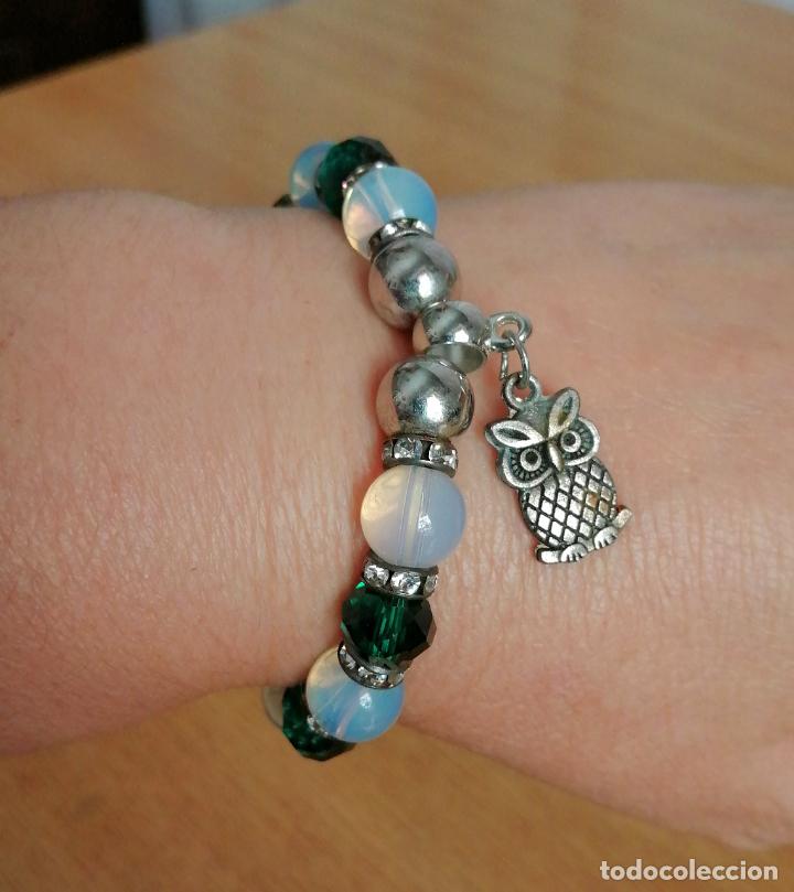 Joyeria: PULSERA DE CUENTAS DE CRISTAL Y METAL. - Foto 5