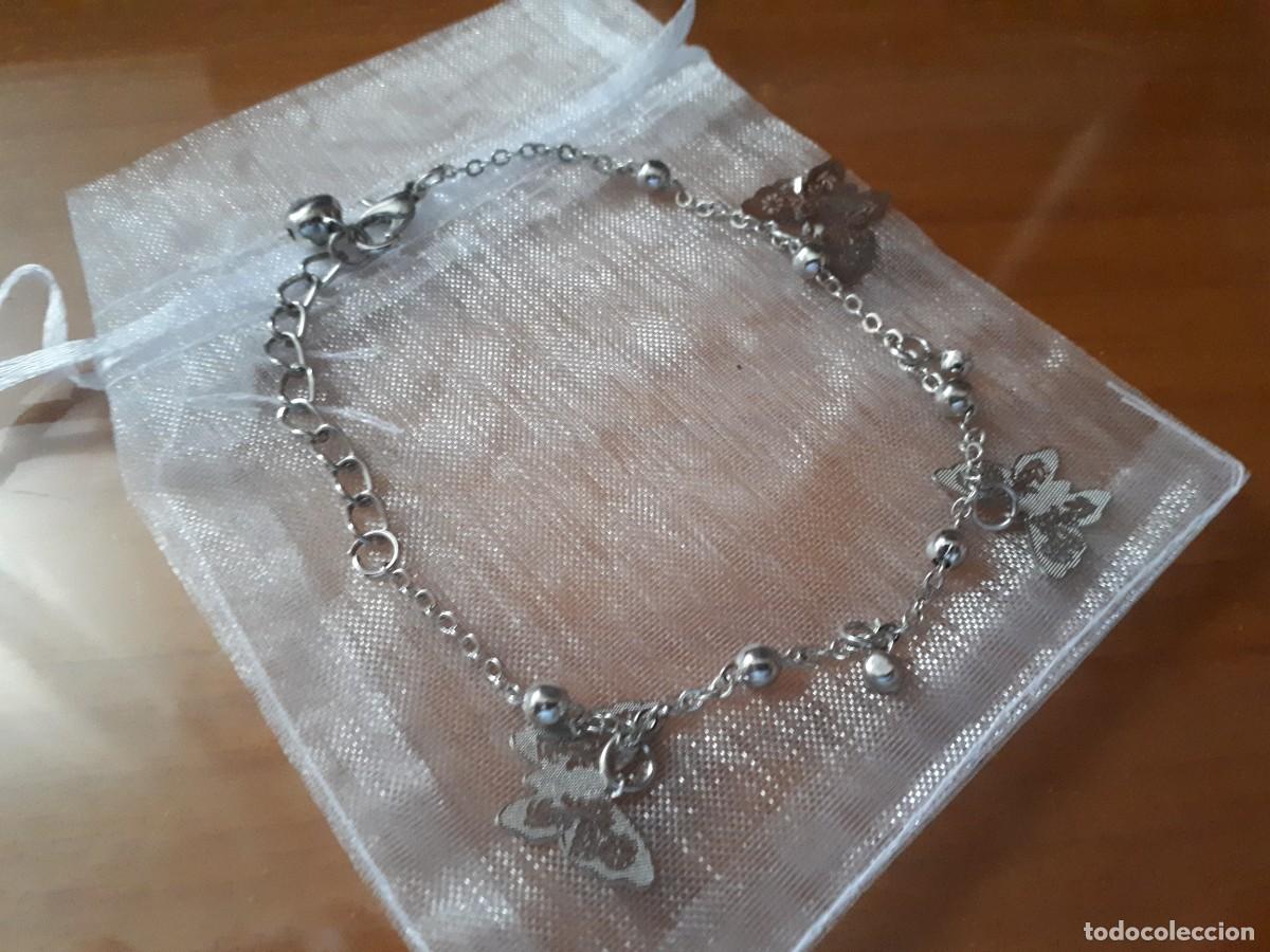 Joyeria: PULSERA PLATEADA DE MARIPOSAS - VINTAGE. - Foto 1
