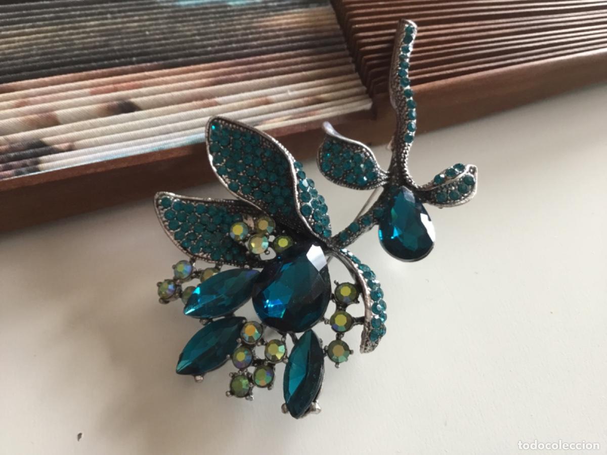 Joyeria: BROCHE CON CRISTAL DE AUSTRIA. ESPECTACULAR - Foto 1