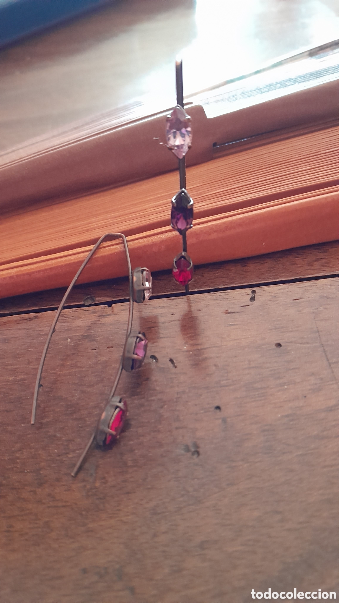 Joyeria: PENDIENTES DE DISE&Ntilde;O CON CRISTAL EN GRAPA - Foto 4