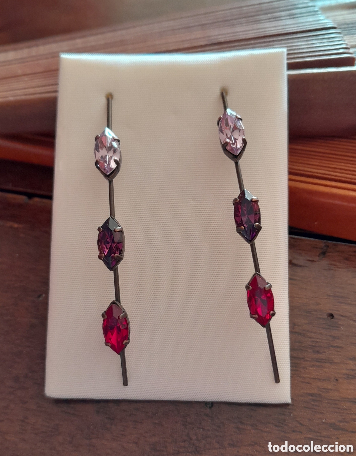 Joyeria: PENDIENTES DE DISE&Ntilde;O CON CRISTAL EN GRAPA - Foto 6