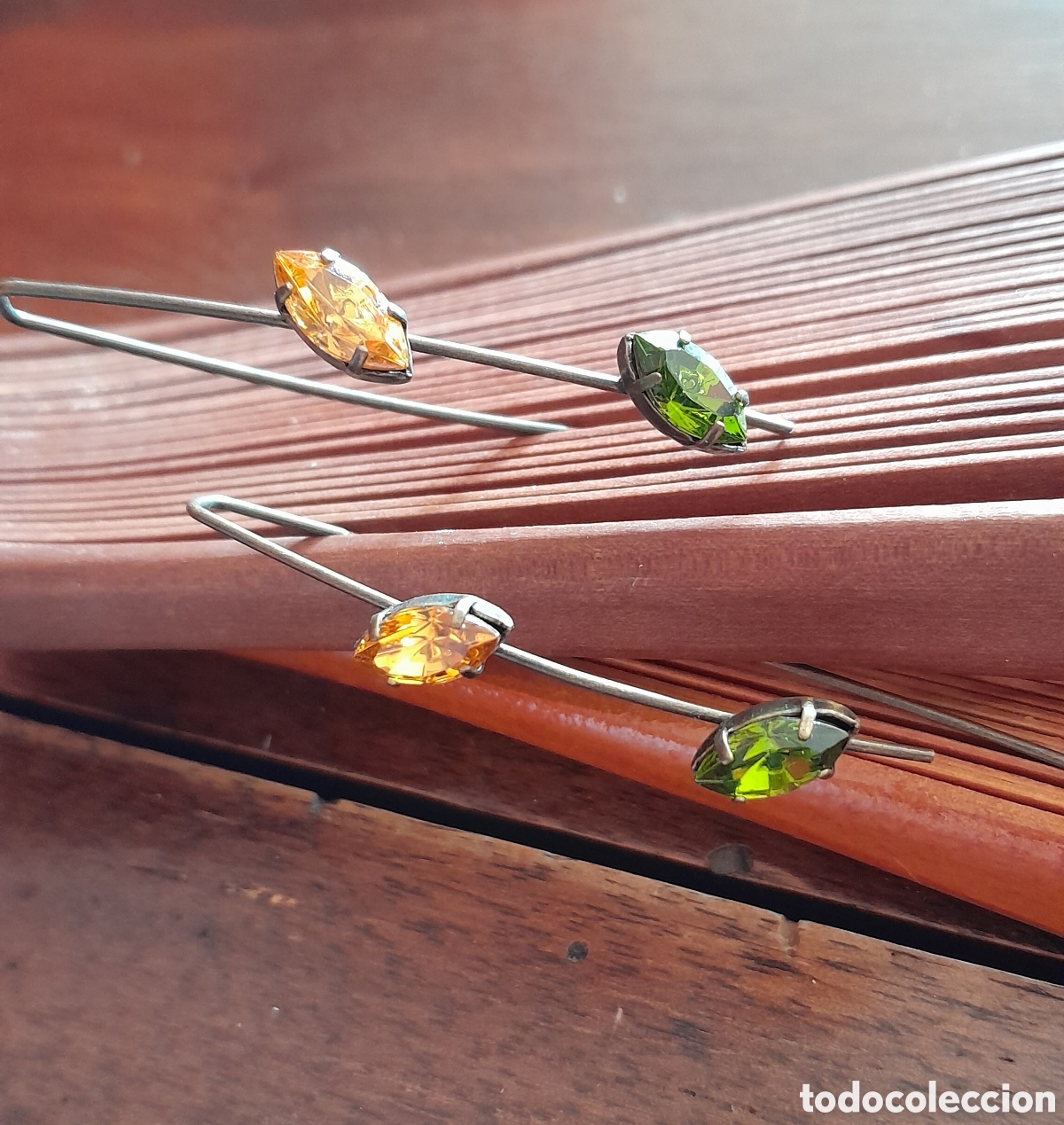 Joyeria: PENDIENTES DE DISE&Ntilde;O CON CRISTAL EN GRAPA - Foto 5