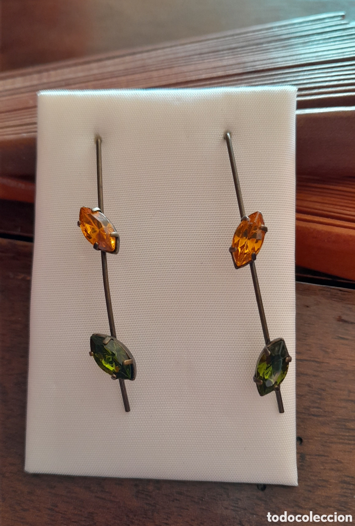 Joyeria: PENDIENTES DE DISE&Ntilde;O CON CRISTAL EN GRAPA - Foto 6