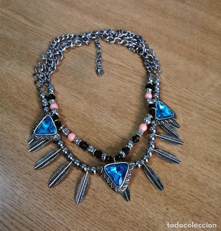Joyeria: COLLAR CADENAS PLATEADAS Y PEDRERIA. - Foto 7