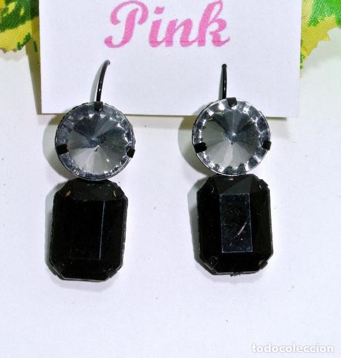 Joyeria: Pendientes con strass, A&ntilde;o 2000, Nuevos - Foto 1