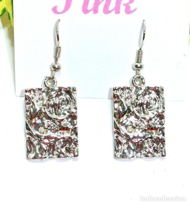 Joyeria: Pendientes color plata, a&ntilde;o 2000, Nuevos - Foto 1