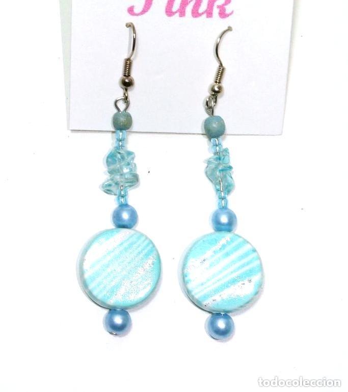 Joyeria: Pendientes largos color azul, NUEVOS - Foto 1