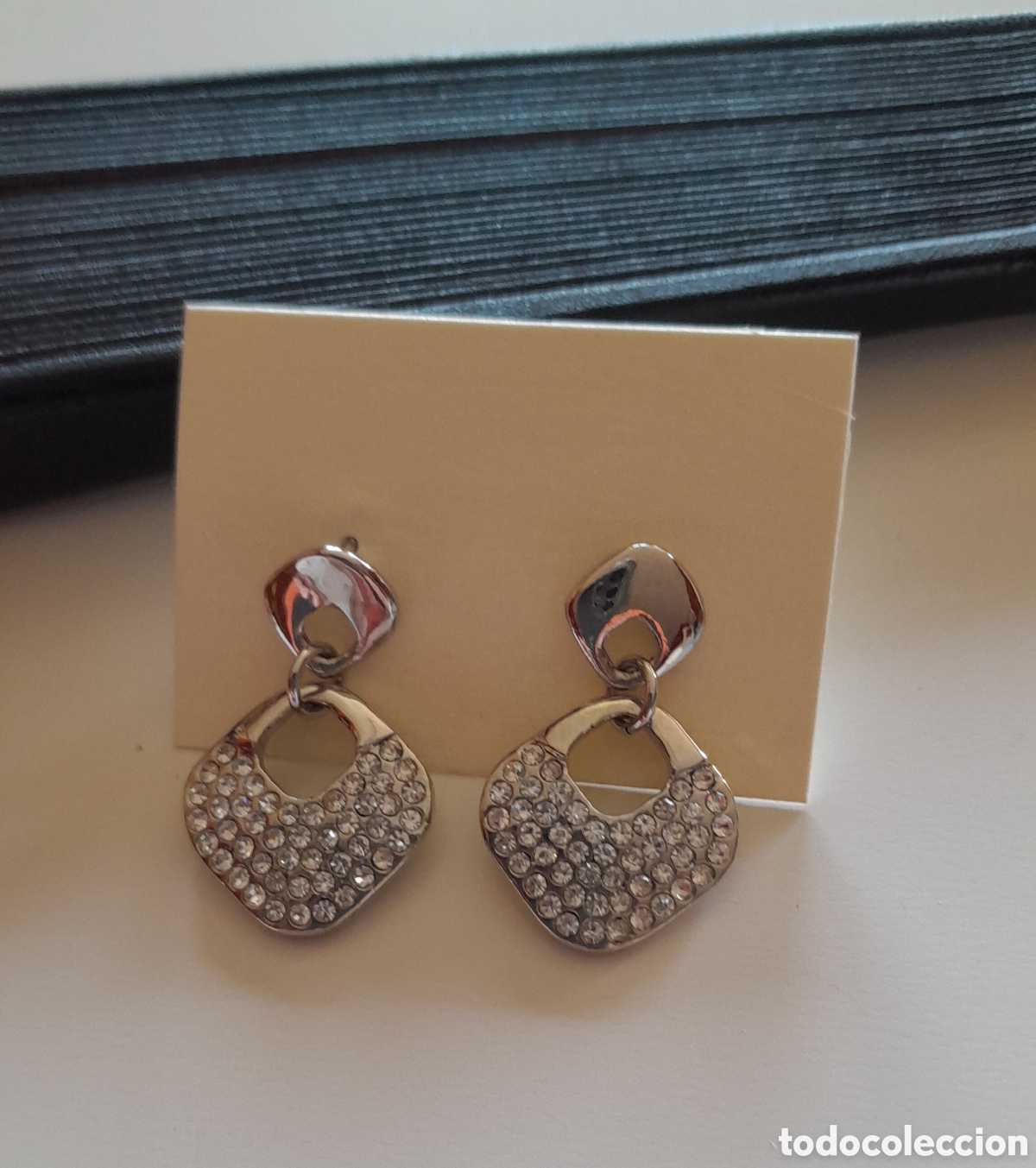Joyeria: PENDIENTES CON CRISTALES. RODIO. PRESION - Foto 5