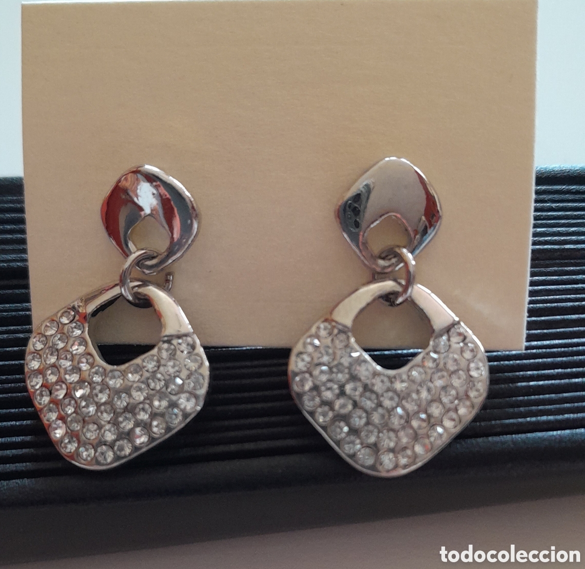 Joyeria: PENDIENTES CON CRISTALES. RODIO. PRESION - Foto 1