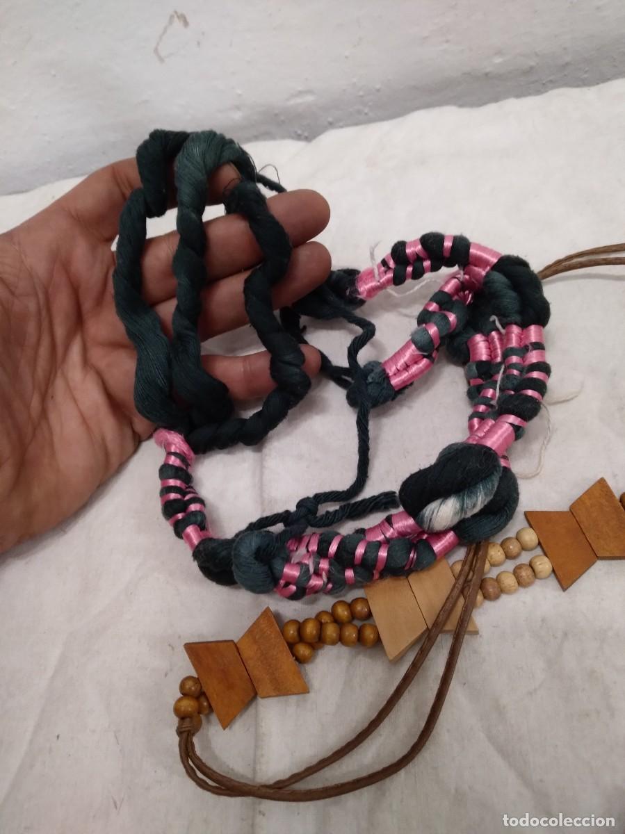 Joyeria: Cintur&oacute;n Complemento de Madera 80Cm de Largo y &iquest;Diadema? De tela - Foto 4