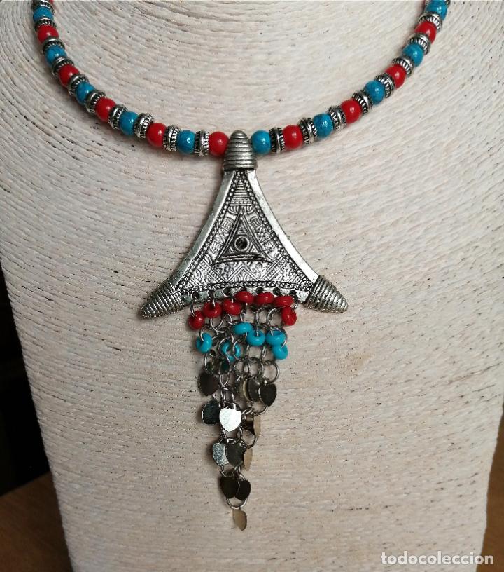 Joyeria: COLLAR CORTO CON COLGANTE TRIBAL - Foto 5