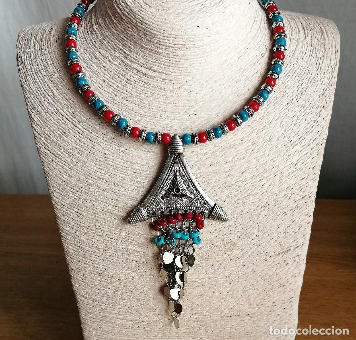 Joyeria: COLLAR CORTO CON COLGANTE TRIBAL - Foto 1