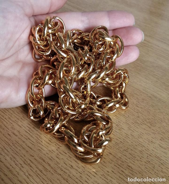 Joyeria: COLLAR LARGO DORADO, CADENA GRUESA. - Foto 2