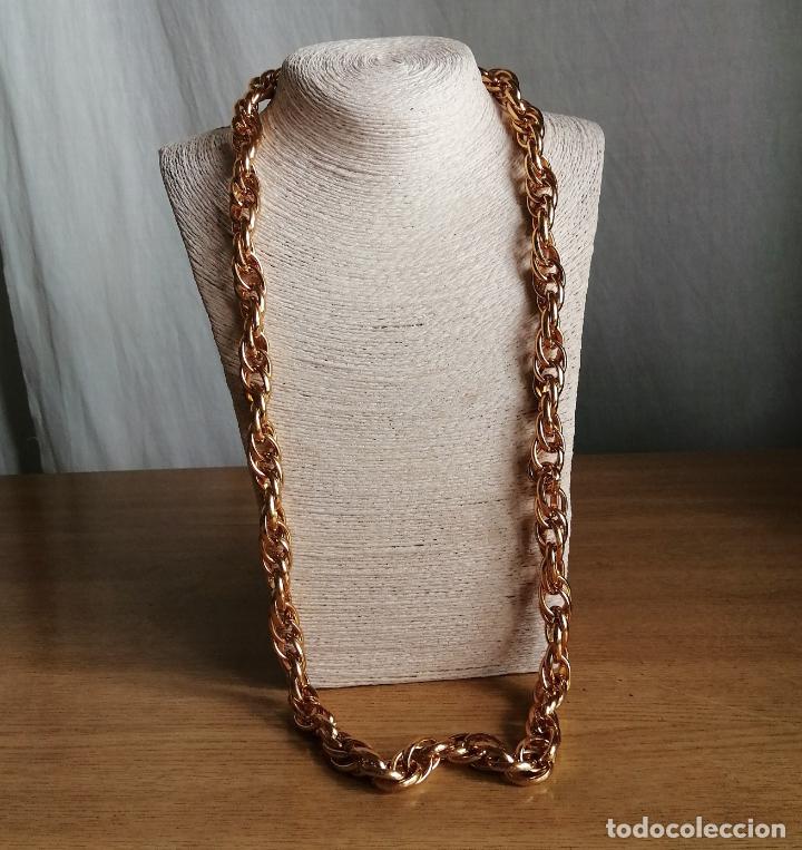 Joyeria: COLLAR LARGO DORADO, CADENA GRUESA. - Foto 4