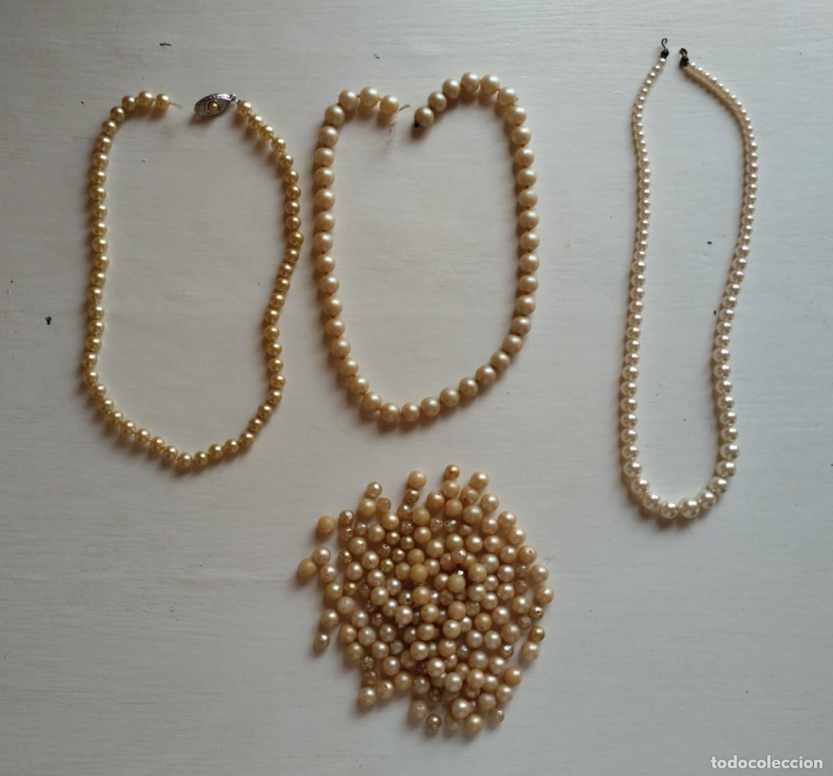 Joyeria: Lote de perlas. Piedritas y collares. - Foto 1