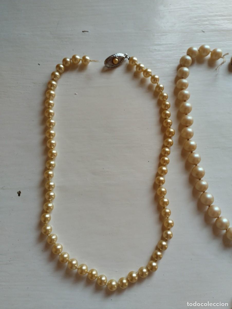 Joyeria: Lote de perlas. Piedritas y collares. - Foto 2