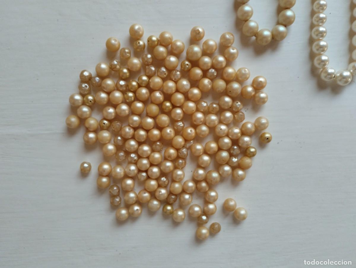 Joyeria: Lote de perlas. Piedritas y collares. - Foto 9