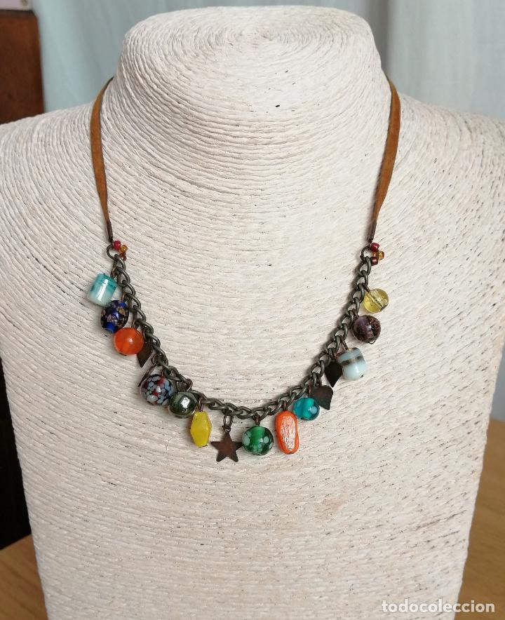 Joyeria: COLLAR CORTO CON COLGANTES DE CRISTAL. - Foto 6