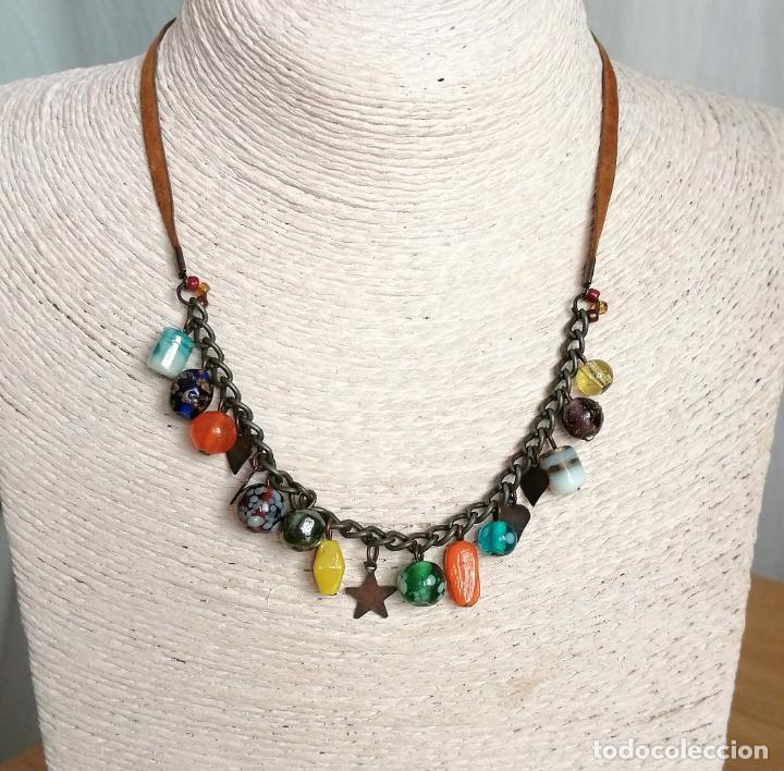 Joyeria: COLLAR CORTO CON COLGANTES DE CRISTAL. - Foto 8