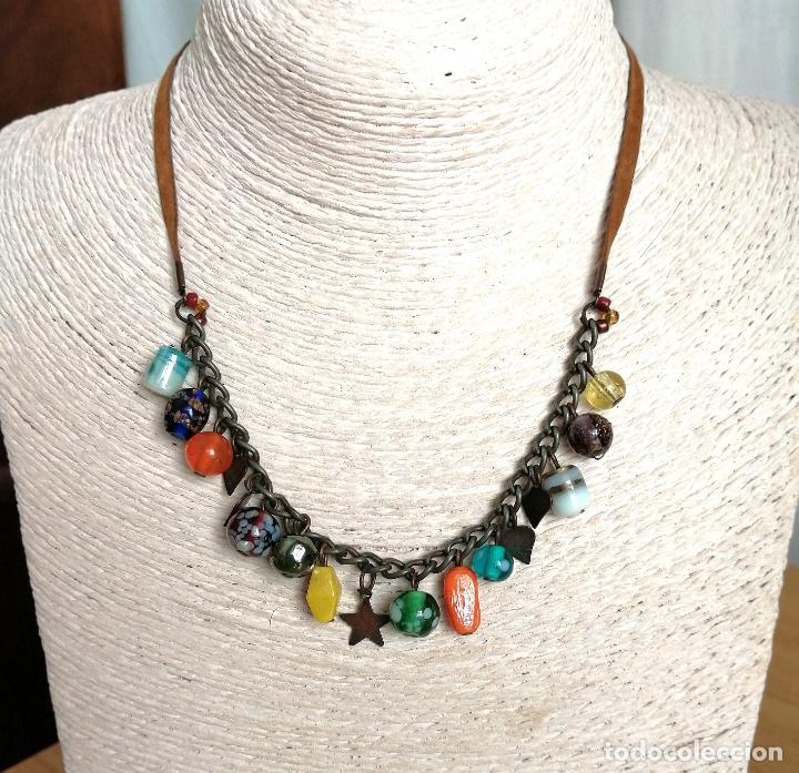 Joyeria: COLLAR CORTO CON COLGANTES DE CRISTAL. - Foto 9
