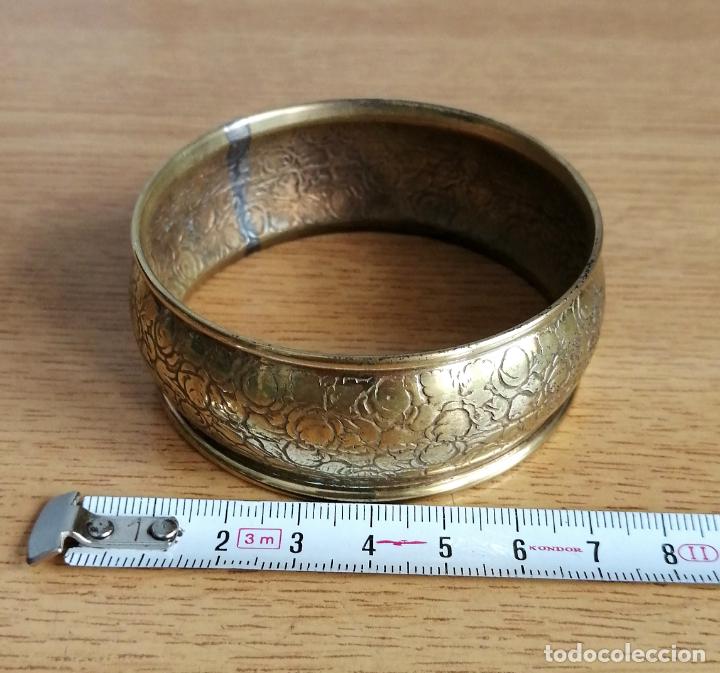 Joyeria: ANTIGUA PULSERA, BRAZALETE DE LAT&Oacute;N - Foto 4