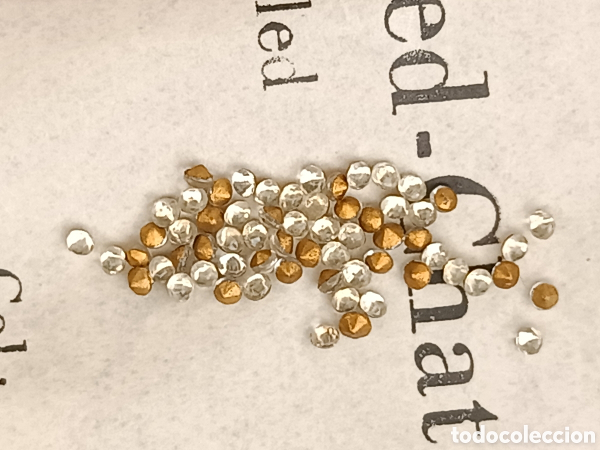 Gioielleria: ⌛80 cristales vintage checos, 1.5mm chatones fire polished