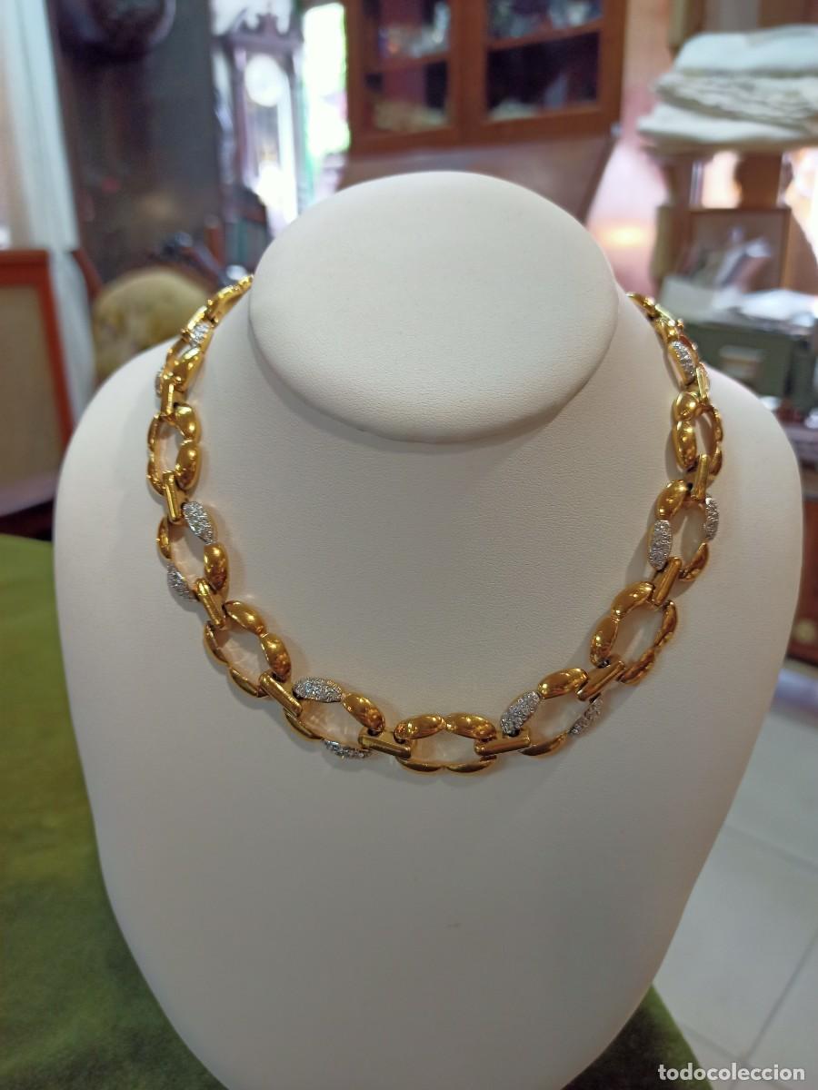 Joyeria: Gargantilla dorada vintage. REF-4167