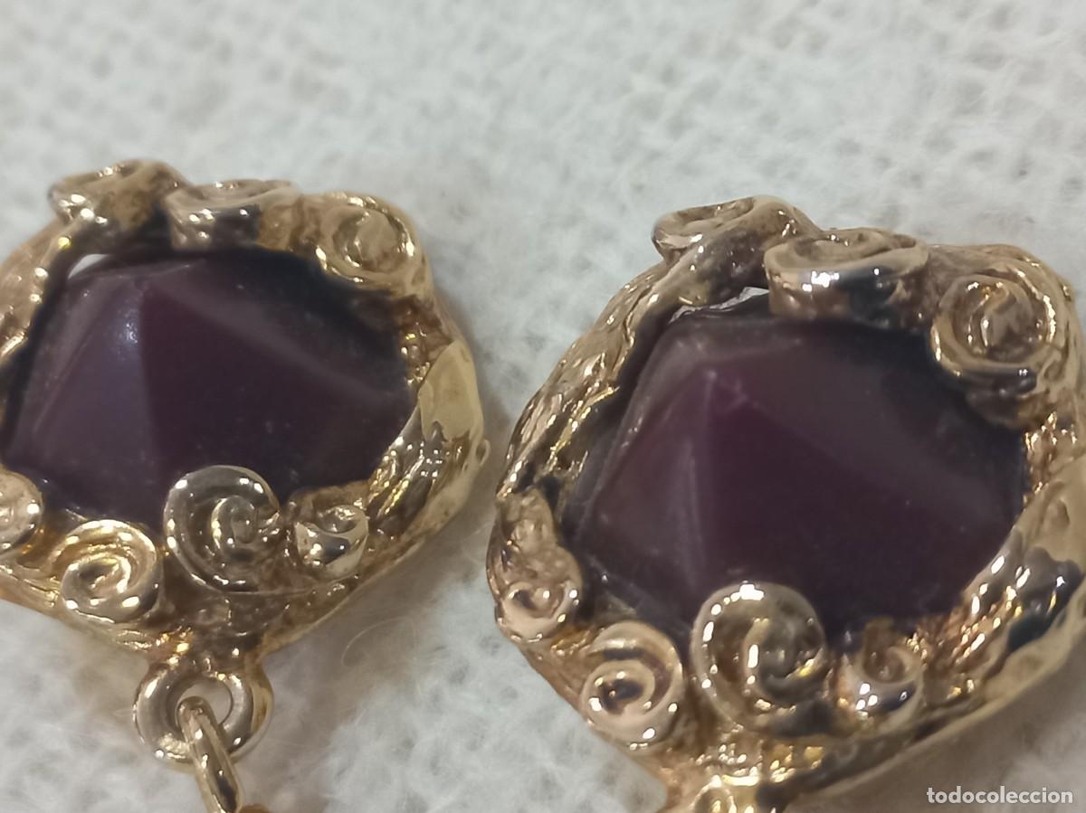Joyeria: PENDIENTES (IRREGULAR) piedra granate - Foto 3
