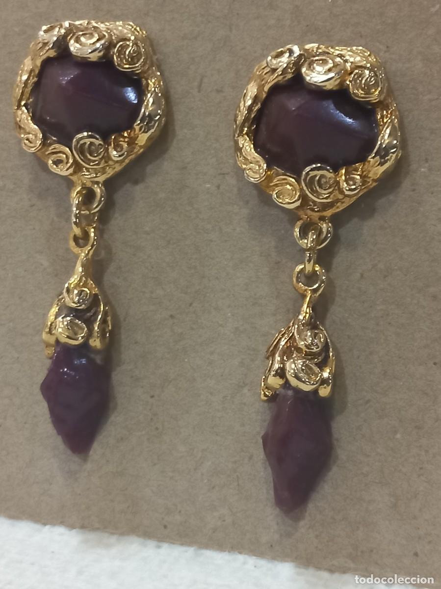 Joyeria: PENDIENTES (IRREGULAR) piedra granate - Foto 5