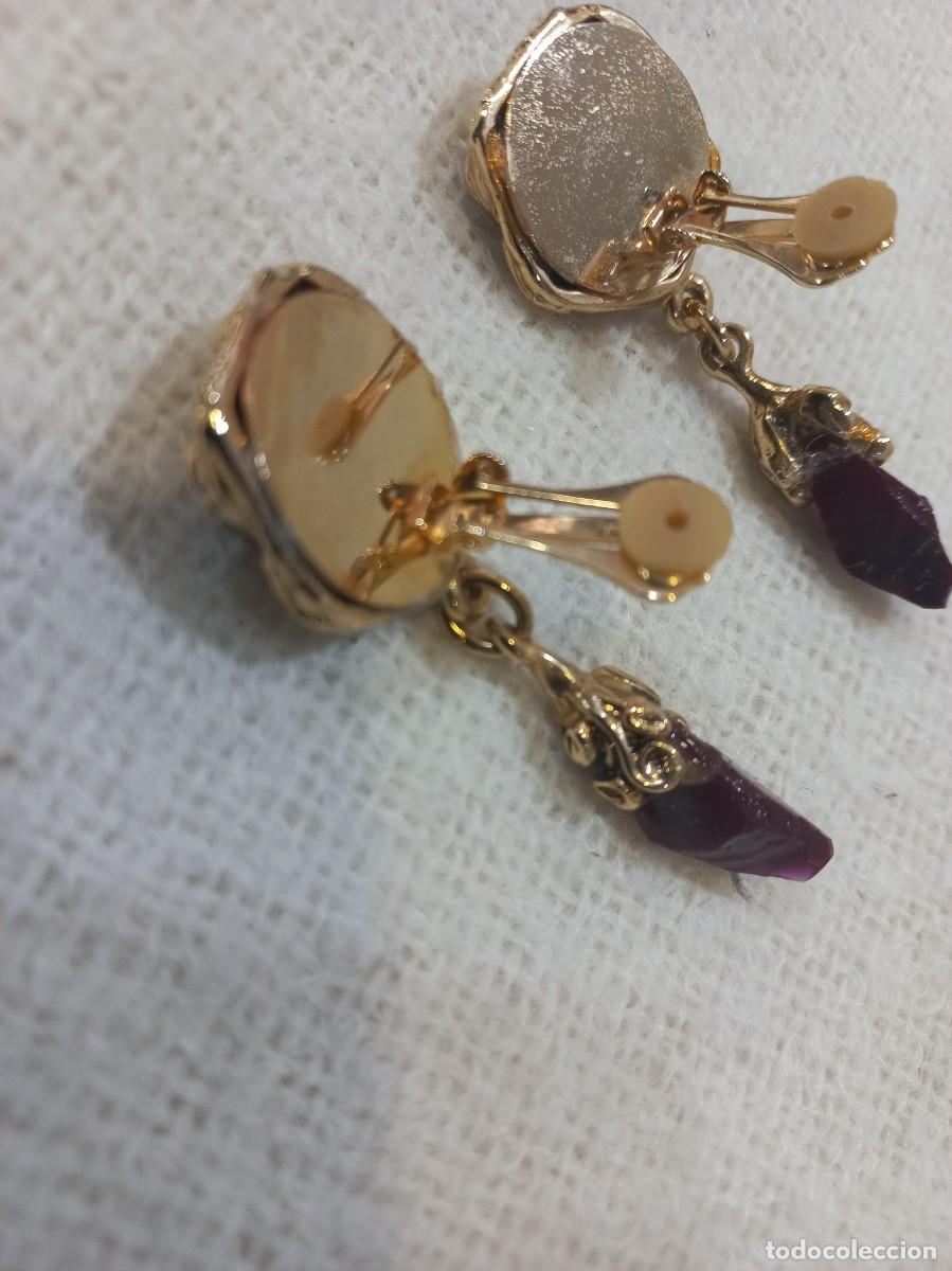 Joyeria: PENDIENTES (IRREGULAR) piedra granate - Foto 8