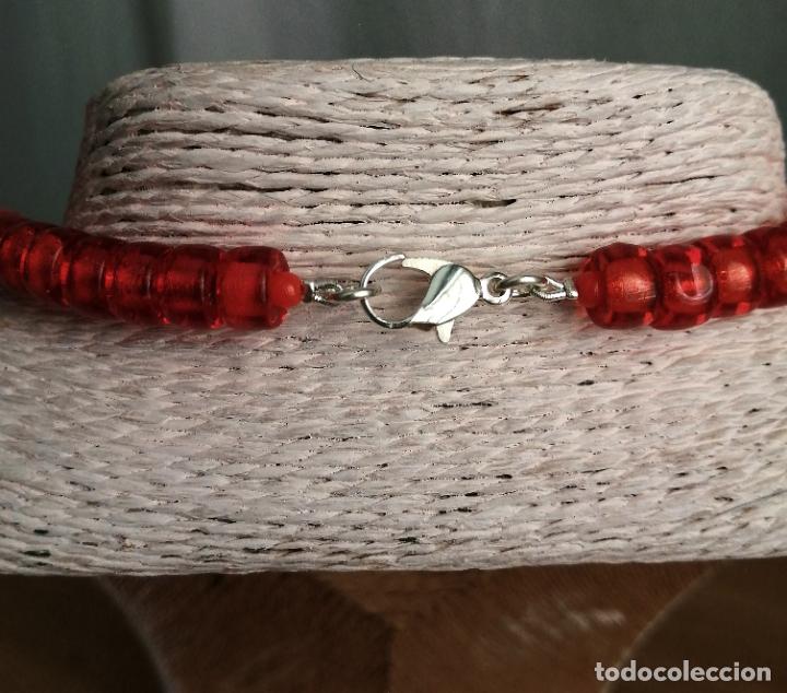 Joyeria: COLLAR DE CUENTAS DE CRISTAL NARANJAS. - Foto 3