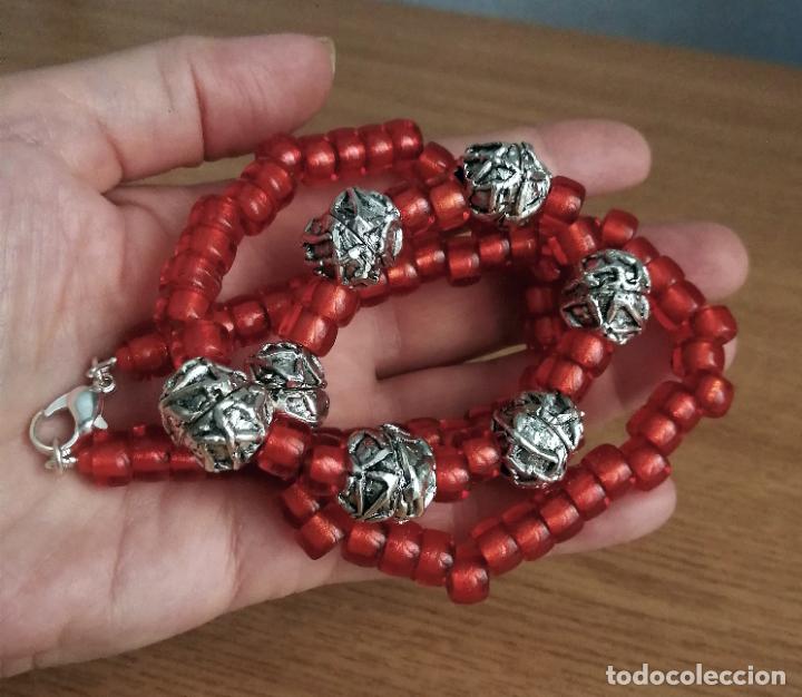 Joyeria: COLLAR DE CUENTAS DE CRISTAL NARANJAS. - Foto 6