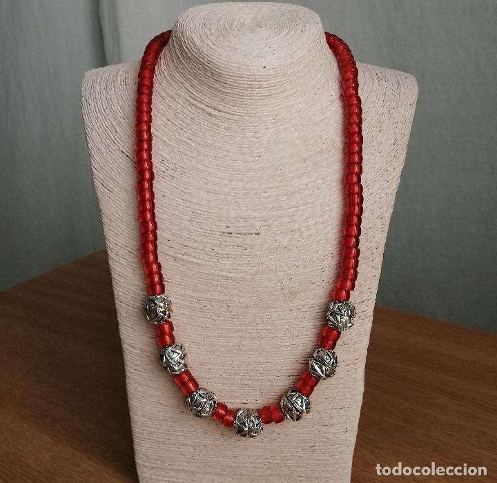 Joyeria: COLLAR DE CUENTAS DE CRISTAL NARANJAS. - Foto 7