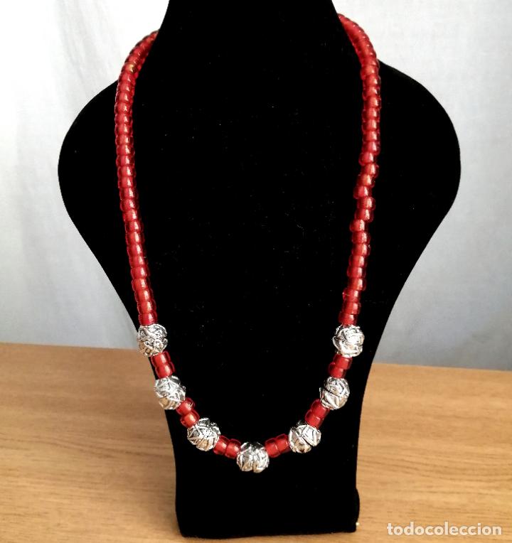 Joyeria: COLLAR DE CUENTAS DE CRISTAL NARANJAS. - Foto 8