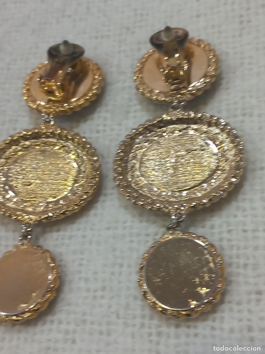 Joyeria: PENDIENTES (TRES ROSETONES-CORD&Oacute;N) granate - Foto 6