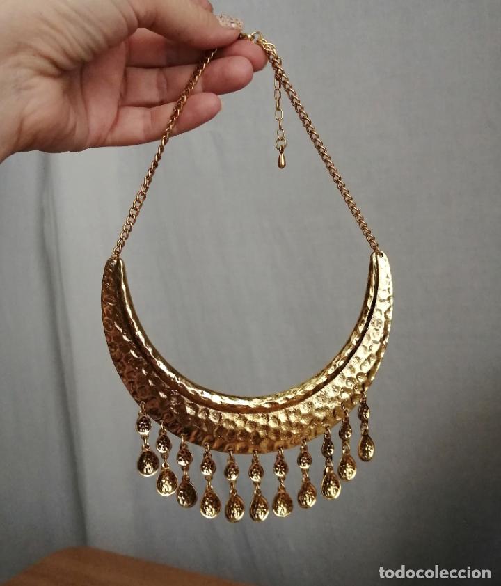 Joyeria: COLLAR CORTO DORADO ARABESCO, MORUNO. - Foto 4