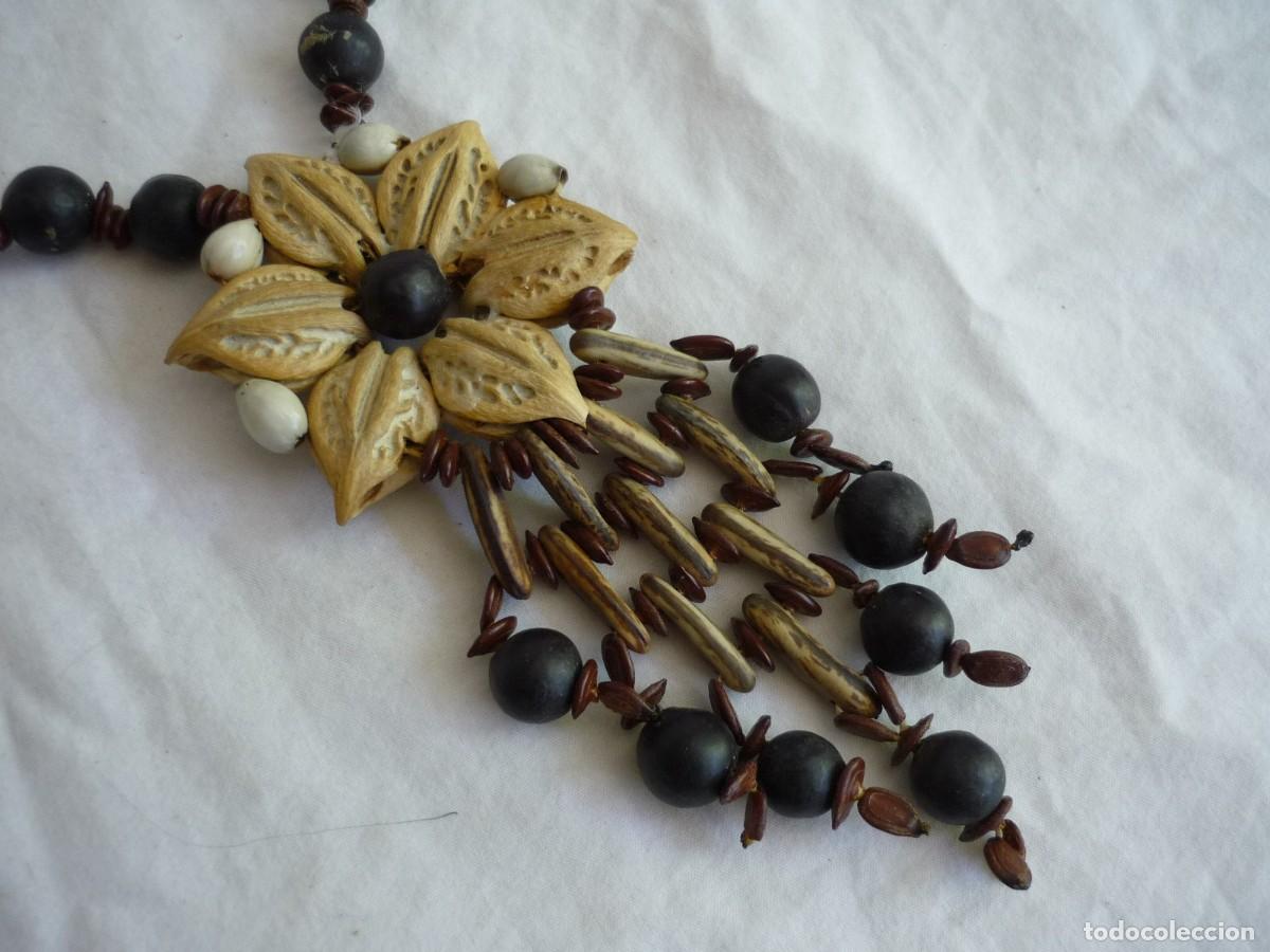 Joyeria: Collar &eacute;tnico hecho con distintos tipos de semillas - Foto 2