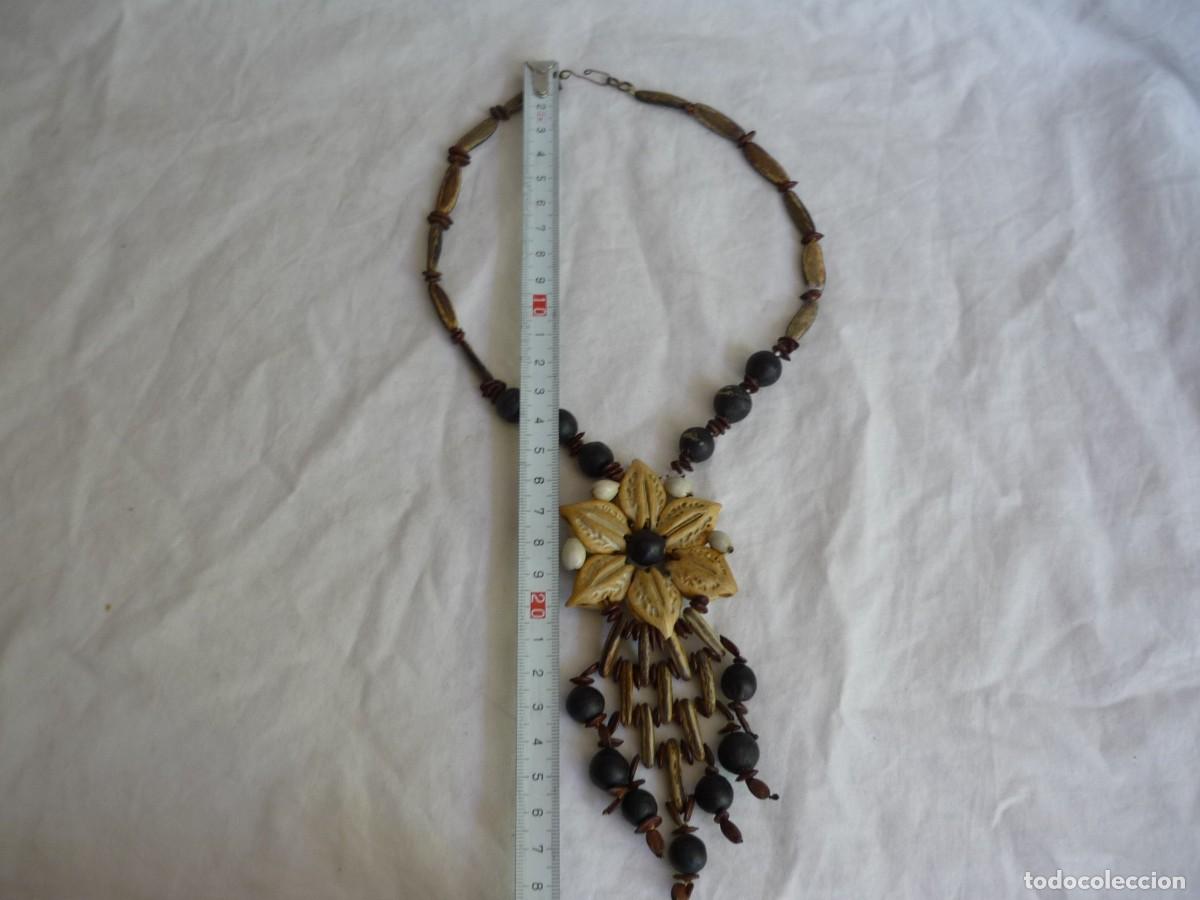 Joyeria: Collar &eacute;tnico hecho con distintos tipos de semillas - Foto 4