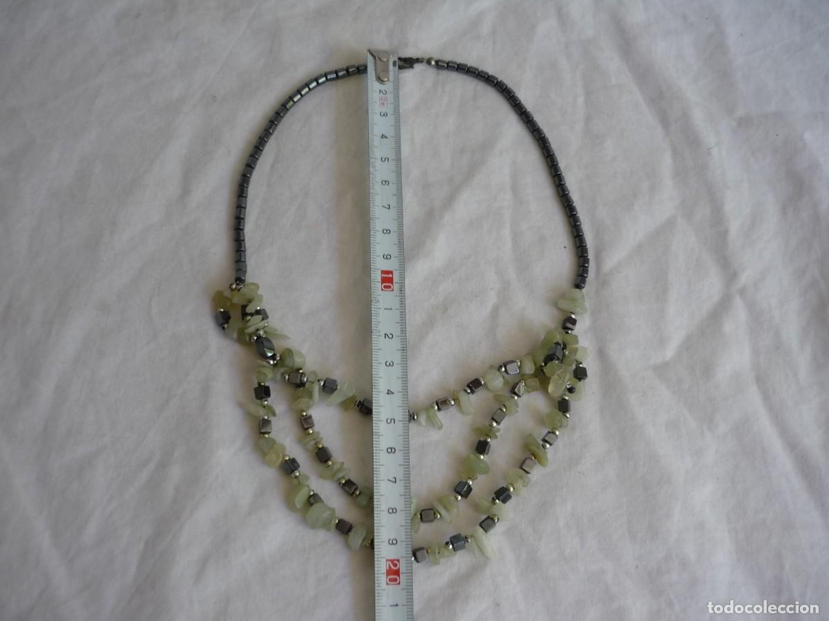Joyeria: Collar de piedra: hematites y jade - Foto 7